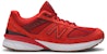 New Balance 990v5 'Molten Lava' Lelaki Wanita Kasut Sneakers M990MS5