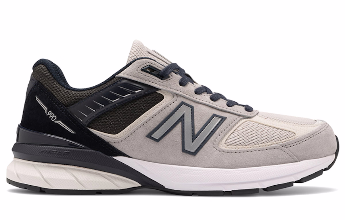 New Balance 990v5 Made in USA 'Light Grey Navy'