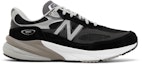 Buy New Balance 990v6 Buatan USA 2E Lebar 'Hitam Perak' M990BK6-2E