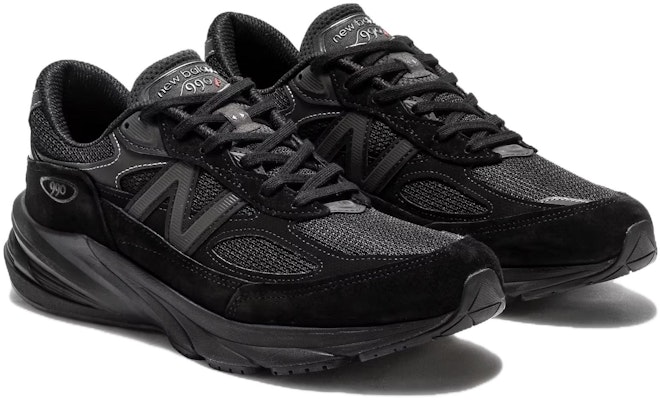 New Balance 990v6 Made in USA 'Triple Black' U990BB6 Lookbook New Balance 990v6 Made in USA 'Triple Black' U990BB6