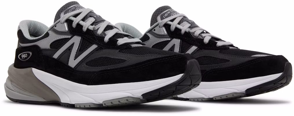 New Balance 990v6 MiUSA 'Black Grey White' M990BK6 Cheap New Balance 990v6 MiUSA 'Black Grey White' M990BK6
