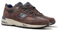 Lookbook New Balance NB 991 英國製 防震防滑耐磨 低筒 跑步鞋 男款 棕色