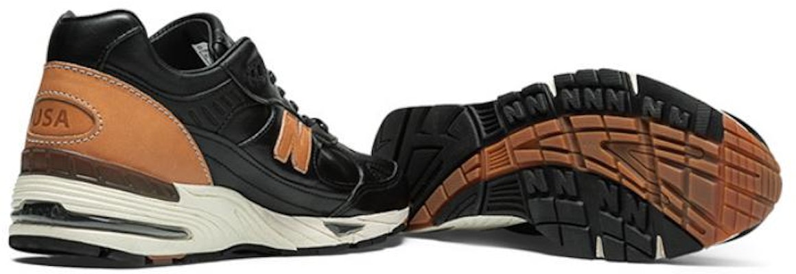 New Balance 991 'Kulit Horween Hitam' M991BHR Shop New Balance 991 'Kulit Horween Hitam' M991BHR