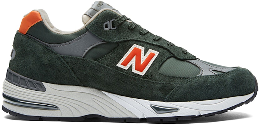 New Balance 991 Made In England 'Forest Green Orange' M991TNF Order New Balance 991 Made In England 'Forest Green Orange' M991TNF
