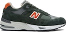 Order New Balance 991 Buatan Inggris 'Hijau Hutan Oranye' M991TNF