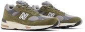 Cheap New Balance 991 Buatan England 'Hijau Kelabu' M991GGT