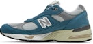 Lookbook New Balance 991 Buatan England 'Kelabu Biru' M991BSG