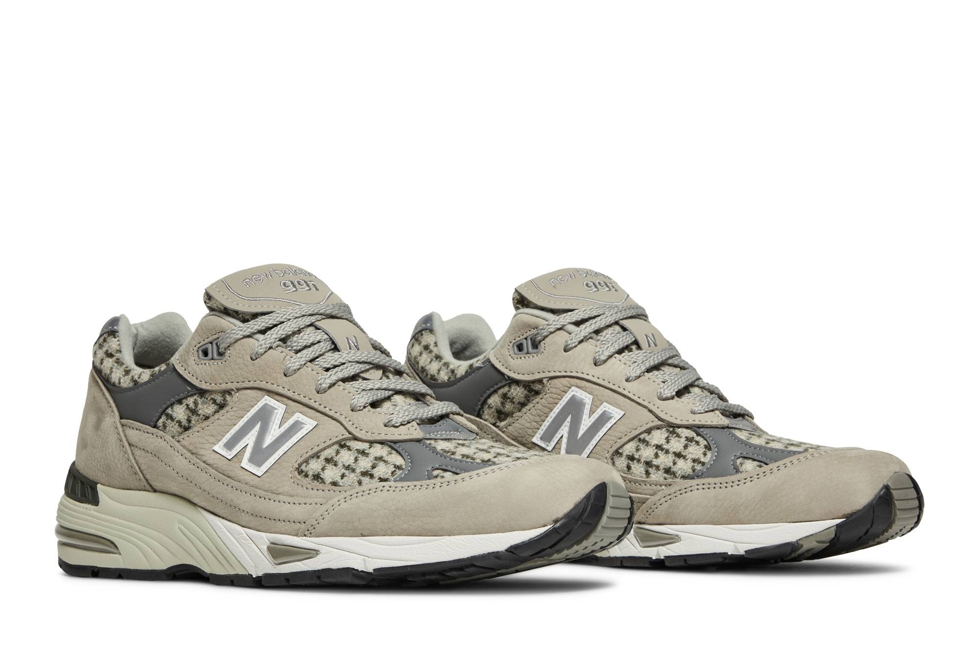 Cheap New Balance 991 英國製造 '哈里斯花呢米色' M991HT