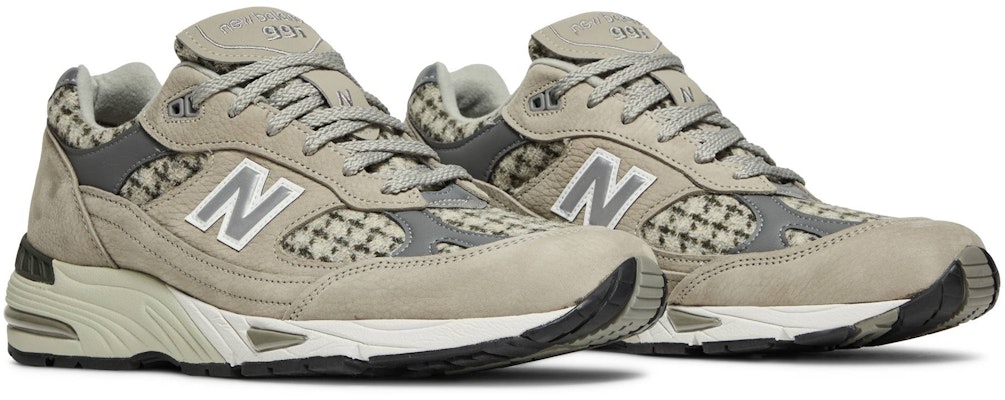 New Balance 991 Made In England Harris Tweed Beige M991HT