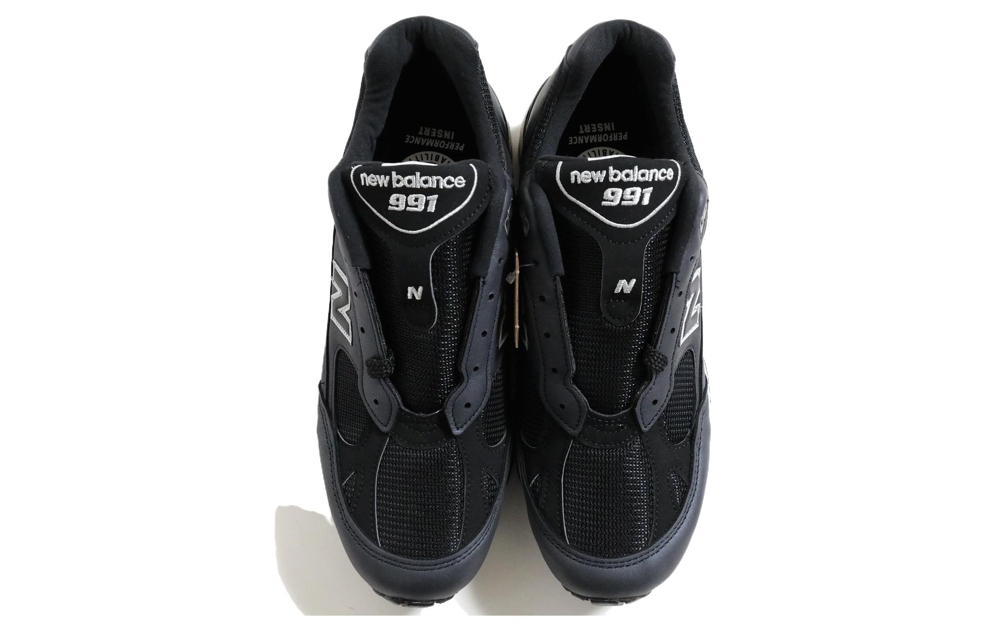 Shop New Balance 991 英产‘海军蓝黑’ M991MET