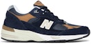 Buy New Balance 991 Made In England 'Navy Brown' Lelaki Kasut Malaysia M991DNB