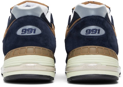 New Balance 991 Made In England 'Navy Brown' Lelaki Kasut Malaysia M991DNB Details for New Balance 991 Made In England 'Navy Brown' Lelaki Kasut Malaysia M991DNB