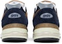 Details for New Balance 991 Made In England 'Navy Brown' Lelaki Kasut Malaysia M991DNB