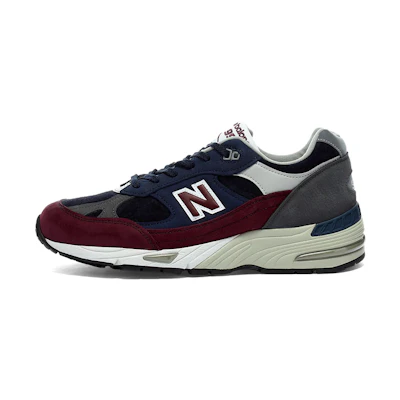 NB 991 Made in England 'Navy Burgundy'