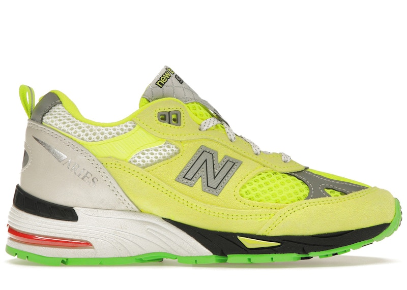 Buy New Balance 991 MiE Aries Neon Lelaki Wanita Sneakers NBAR00021