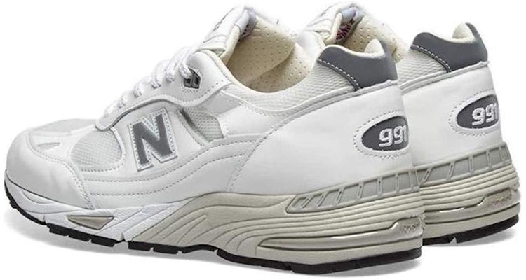 ニューバランス991 MiUK ホワイトシルバー M991WHI Lookbook ニューバランス991 MiUK ホワイトシルバー M991WHI