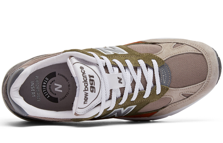 Shop New Balance 991 Nu Block Tan Lelaki Wanita Sneakers Kasual M991NGO