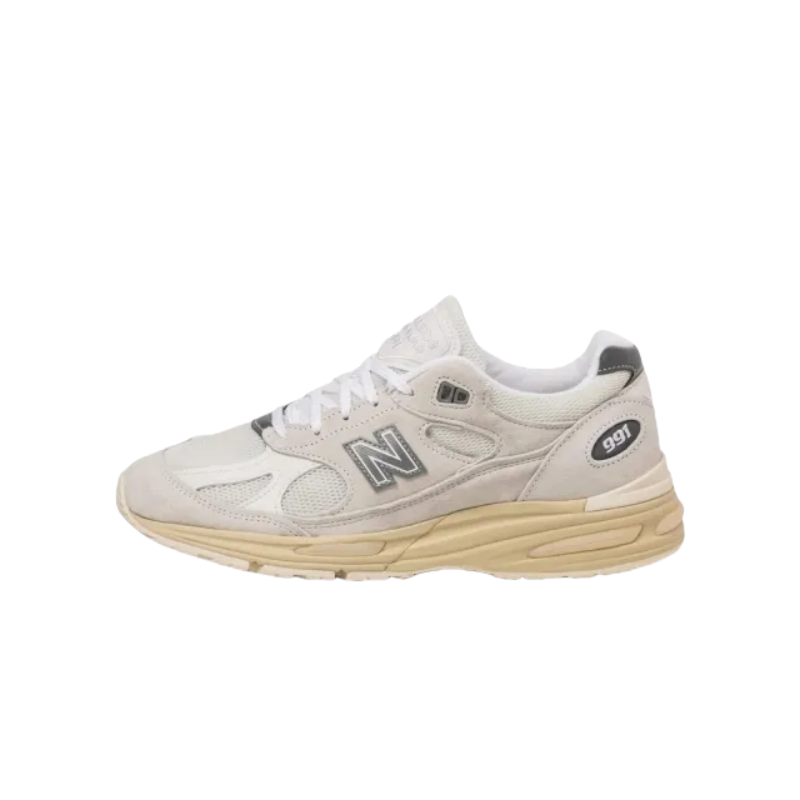 New Balance 991 V2 Cream Mesh Low-Top Casual Running Shoes U991OW2