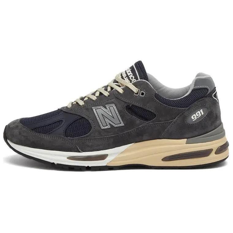 New Balance 991 V2 Made in UK Dark Gull Grey Running Shoes. U991GG2