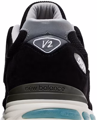 New Balance 991v2 Buatan England 'Hitam' U991BK2 Sizing New Balance 991v2 Buatan England 'Hitam' U991BK2