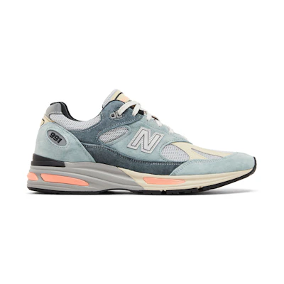 NB 991v2 Made In England 'Silver Blue Turbulence'