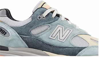 New Balance 991v2 Buatan England 'Perak Biru Turbulence' U991SG2 Order New Balance 991v2 Buatan England 'Perak Biru Turbulence' U991SG2