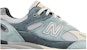 New Balance 991v2 Buatan England 'Perak Biru Turbulence' U991SG2