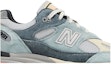 Order New Balance 991v2 Buatan England 'Perak Biru Turbulence' U991SG2