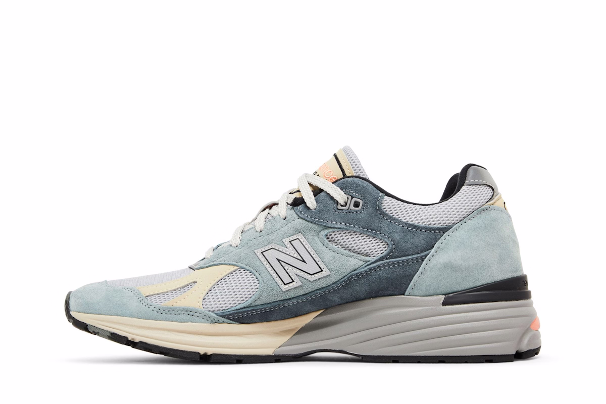 New Balance 991v2 Made In England 'Silver Blue Turbulence'