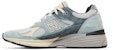 New Balance 991v2 Buatan England 'Perak Biru Turbulence' U991SG2