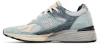 Lookbook New Balance 991v2 Buatan England 'Perak Biru Turbulence' U991SG2