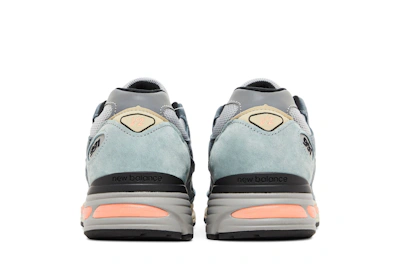 New Balance 991v2 Made In England 'Silver Blue Turbulence'