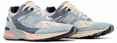 Cheap New Balance 991v2 Buatan England 'Perak Biru Turbulence' U991SG2