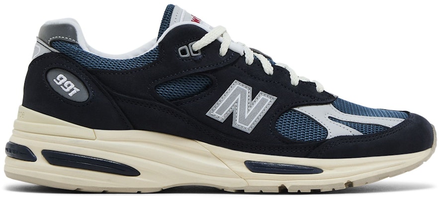 New Balance 991v2 Made in England 'Vintage Sport Pack - Navy' U991VN2 Buy New Balance 991v2 Made in England 'Vintage Sport Pack - Navy' U991VN2