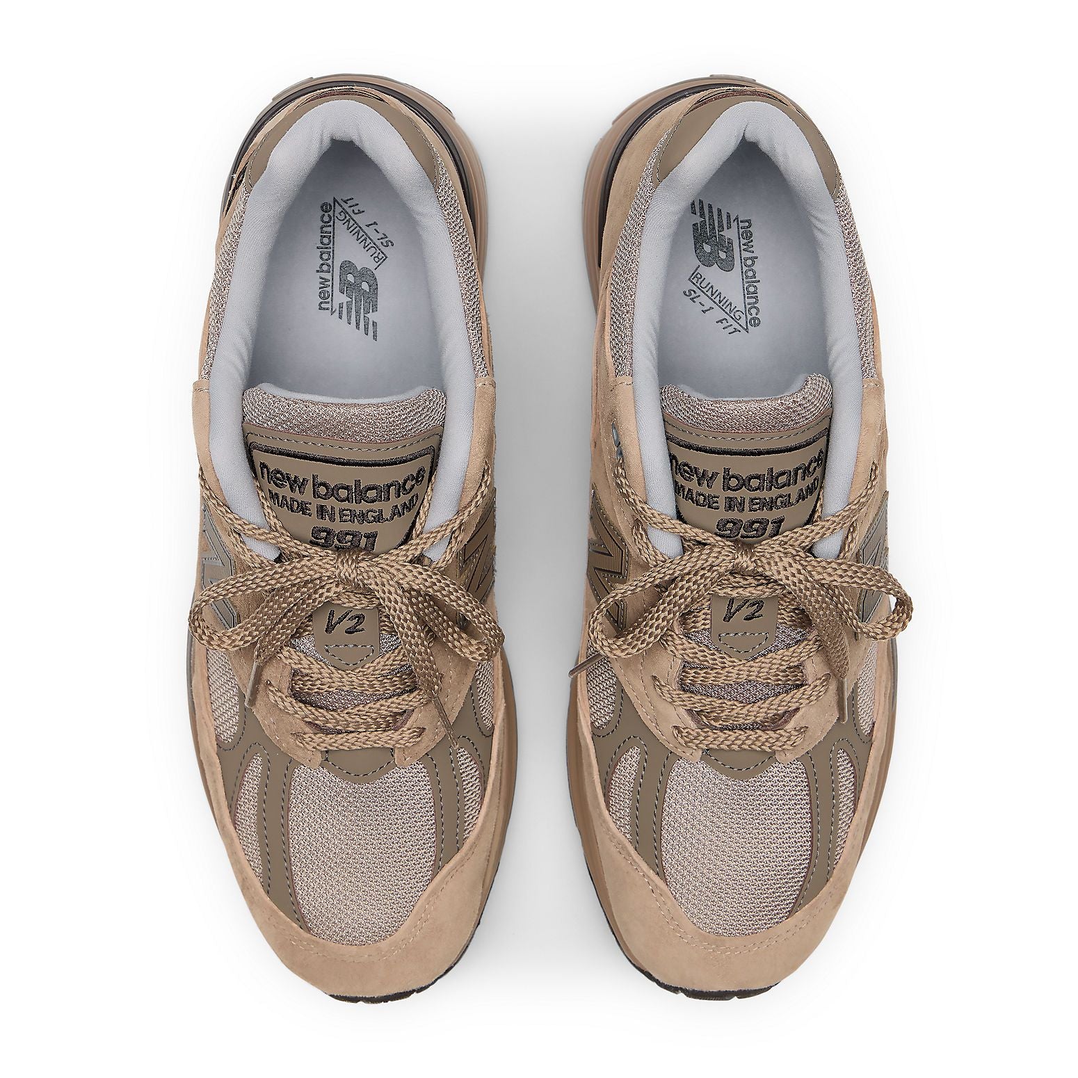 Lookbook New Balance 991V2 Made in UK 'Walnut Shitake' U991WL2