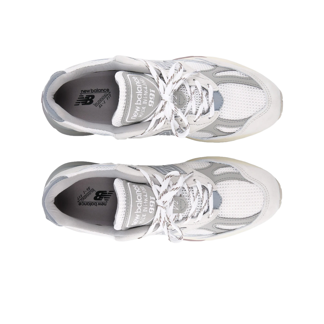 Order New Balance 991v2 Made In UK 'Wind Chime Brilliant White' U991AC2