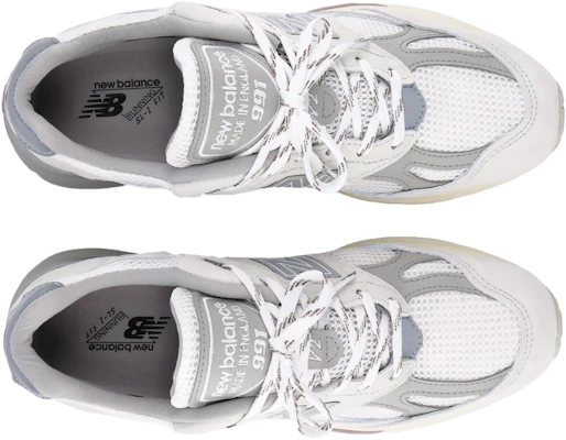 New Balance 991v2 Made In UK 'Wind Chime Brilliant White' U991AC2 Order New Balance 991v2 Made In UK 'Wind Chime Brilliant White' U991AC2
