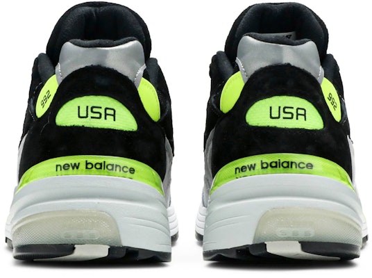 New Balance 992 美国制造 '黑灰荧光绿' M992TQ Details for New Balance 992 美国制造 '黑灰荧光绿' M992TQ