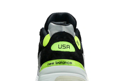 New Balance 992 Made In USA 'Black Grey Volt' M992TQ