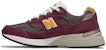 New Balance 992 Buatan USA 'Burgundy' M992CA
