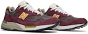 New Balance 992 Buatan USA 'Burgundy' M992CA