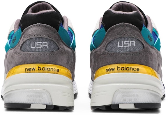 New balance 992 Made in USA 'Grey Blue Teal' x Billy's 992 Made in USA 'Grey Blue Teal' M992RR Details for New balance 992 Made in USA 'Grey Blue Teal' x Billy's 992 Made in USA 'Grey Blue Teal' M992RR
