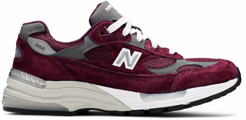 New Balance 992 Buatan USA 'Maroon' M992BA Buy New Balance 992 Buatan USA 'Maroon' M992BA