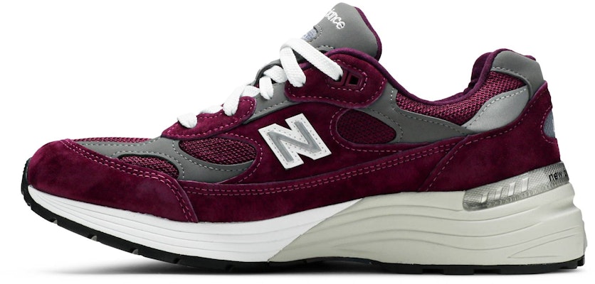 New Balance 992 Buatan USA 'Maroon' M992BA Lookbook New Balance 992 Buatan USA 'Maroon' M992BA