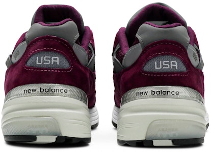 ニューバランス992米国製マルーン M992BA Details for ニューバランス992米国製マルーン M992BA