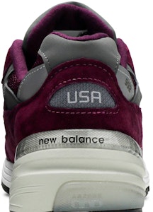 ニューバランス992米国製マルーン M992BA Sizing ニューバランス992米国製マルーン M992BA