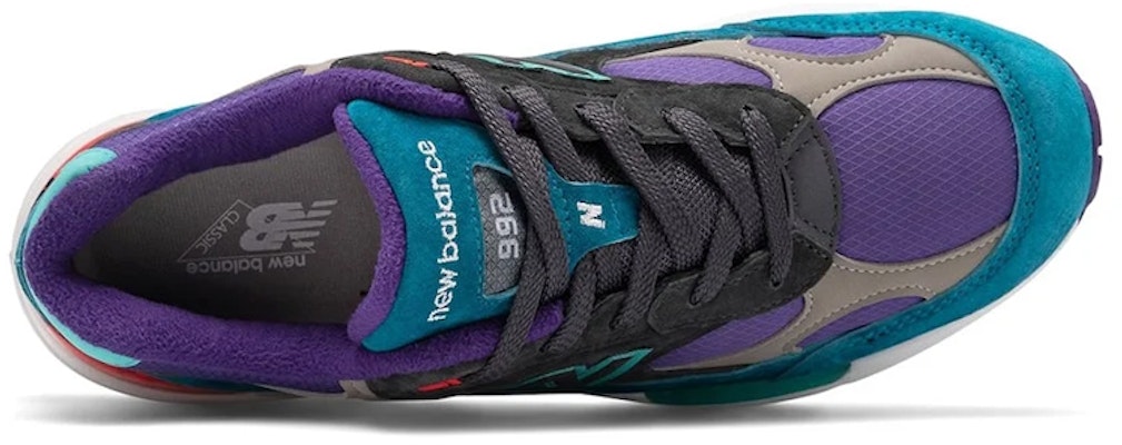 New Balance 992 Made in USA 'Purple Teal' M992TC Lookbook New Balance 992 Made in USA 'Purple Teal' M992TC