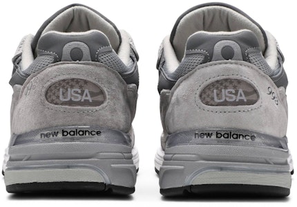 New Balance 993 Buatan USA 2E Lebar 'Kelabu Putih' MR993GL-2E Details for New Balance 993 Buatan USA 2E Lebar 'Kelabu Putih' MR993GL-2E