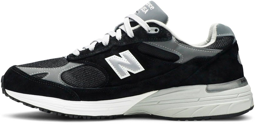 New Balance 993 Made in USA 'Black' MR993BK Lookbook New Balance 993 Made in USA 'Black' MR993BK
