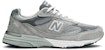 New Balance 993 Buatan USA 'Kelabu Putih' MR993GL
